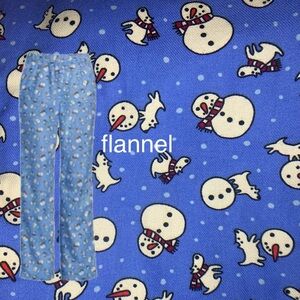 LANDSEND Women's Print Flannel Pajama Pants 100% COTTON FLANNEL with pockets!